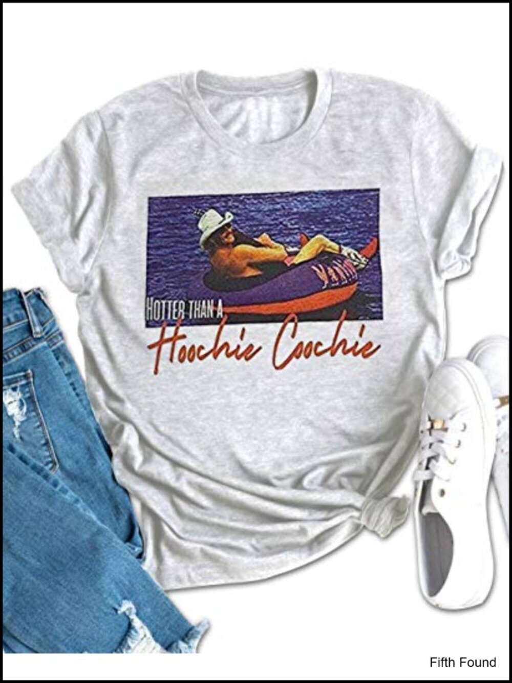Women's Vintage Graphic Tee 80% Cotton 20% Polyester Country Concert Shirt Tunic